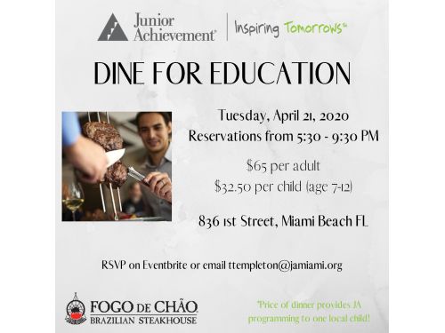 Dine for Education at Fogo de Chao - POSTPONED