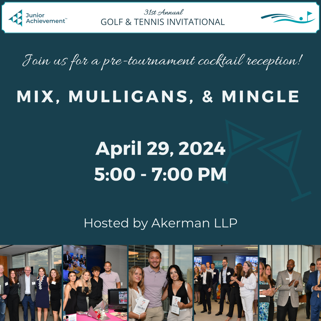 Mix, Mulligans, & Mingle VIP Cocktail Reception